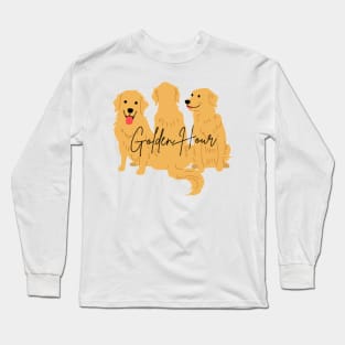 Golden (retriever) Hour Long Sleeve T-Shirt